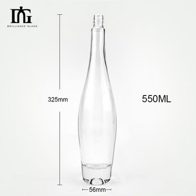 550ml 위스키 브랜디 보드카 위스키 브랜디 보드카 오리엔트/ODM 용납 및 조각 표면 처리