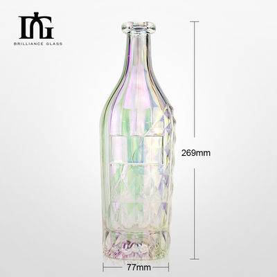 술용 유리 병 700ml 용량 코크와 나사 모자 맞춤형 디자인