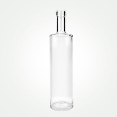 맑은 매트 블랙 글래스 술 병 750ml 노르딕 진 위스키 보드카 술 및 음료