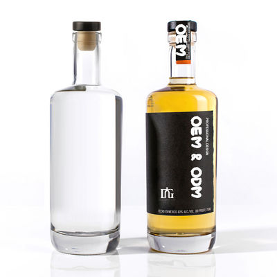 250ml/500ml/700ml/750ml 피트 글래스 스피릿 병