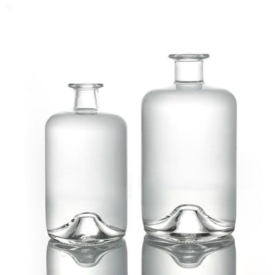 주문 용량 포도주 유리 병 테킬라 보드카 브랜디 위스키 럼 진 술 500ml/700ml/750ml
