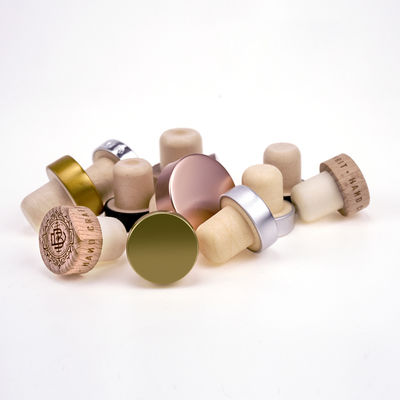 14mm 19mm 22.5mm T-top 모양 천연 나무 코크 와인 병 막대