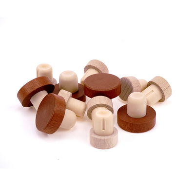 14mm 19mm 22.5mm T-top 모양 천연 나무 코크 와인 병 막대