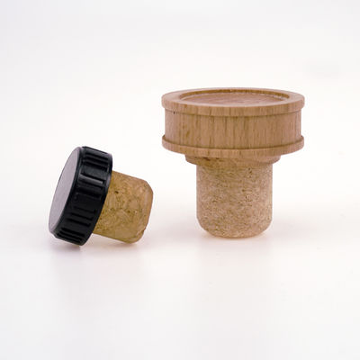 14mm 19mm 22.5mm T-top 모양 천연 나무 코크 와인 병 막대
