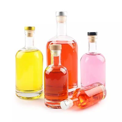 몸체 재료 유리 375ml 500ml 700ml 750ml 1l 노르딕 보드카 병 사용자 지정 로고