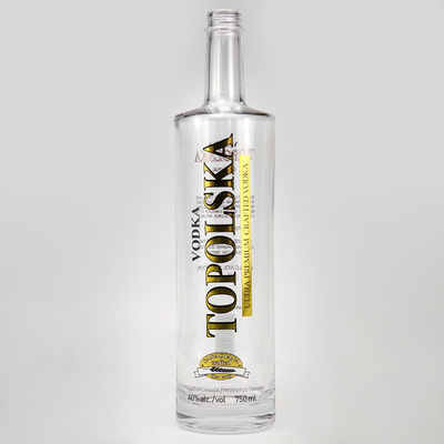 750ml 700ml 시카고 스타일 유리 와인 병 목재 코크 캡과 사용자 지정 로고