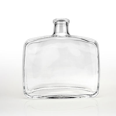 하이 플린트 사각형 맑은 500ml 유리 보드카 진 럼 테킬라 병 OEM/ODM