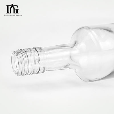 맞춤형 모양 700ml 750ml 1000ml 유리 몸 Vodka 술 진 빈 위스키 병