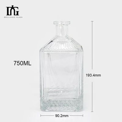 커크와 나사 뚜?? 이 있는 맞춤형 유리 술병