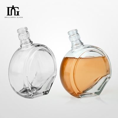 700ml 750ml 평면 바닥 유리 술 와인 병