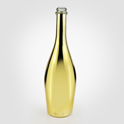눈물 방울 조각 및 금 전자기 장착 된 유리 병 500ml / 700ml / 750ml 용량