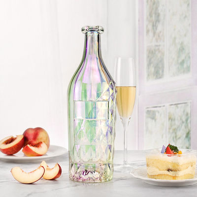 술용 유리 병 700ml 용량 코크와 나사 모자 맞춤형 디자인