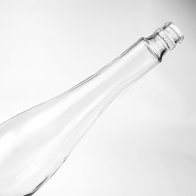 스크린 프린팅 스파이럴 입과 어깨 로고 라벨이없는 사용자 지정 아이스 와인 병