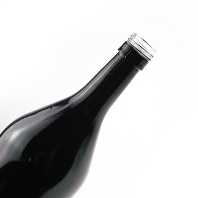 맑은 큰 배 유리 병 주문 고급 블랙 음료 코크 조각 진 위스키 보드카 500ml 1.75L