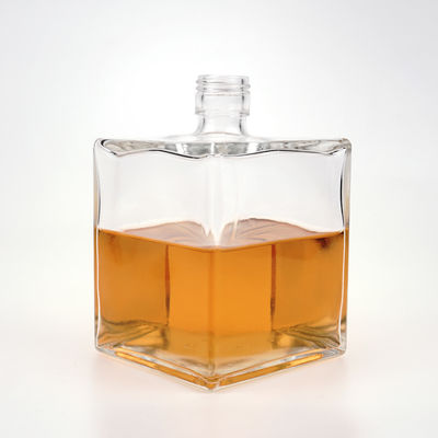 OEM/ODM 허용 주문 정면 750ml 유리병 위스키 보드카 브랜디 럼 진