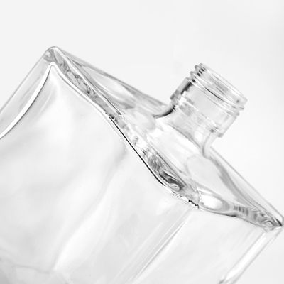 OEM/ODM 허용 주문 정면 750ml 유리병 위스키 보드카 브랜디 럼 진
