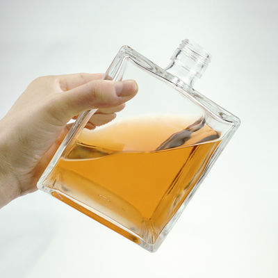 OEM/ODM 허용 주문 정면 750ml 유리병 위스키 보드카 브랜디 럼 진