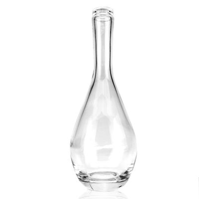 500ml 긴 목 맑은 유리 병 진 위스키 럼 마신 음료 밀폐 펌프