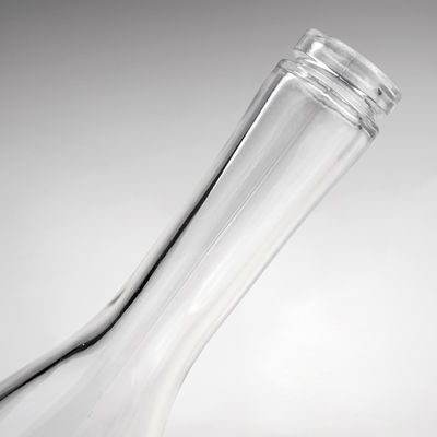 500ml 유리 병 끝 바즈 모양 긴 목 와드카 와인 코크 나사 둘 다 밀폐 유형