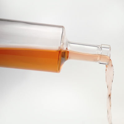 맑은 매트 블랙 글래스 술 병 750ml 노르딕 진 위스키 보드카 술 및 음료