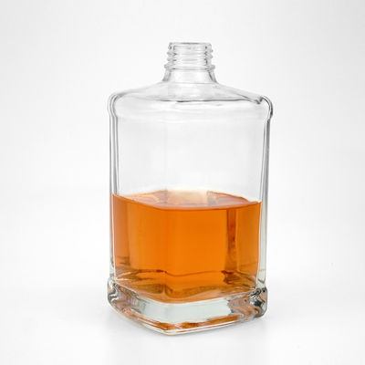 수용 가능한 고객 로고 유리 스피릿 럼 병 500ml 750ml 스크루 CAP 밀폐 유형