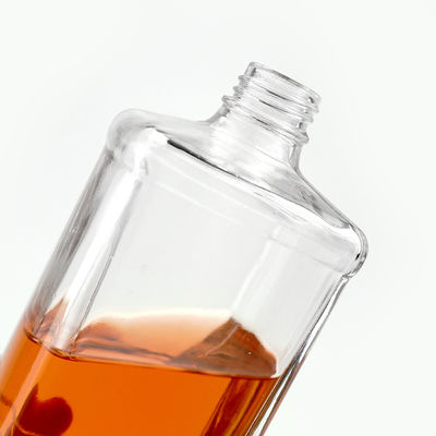 수용 가능한 고객 로고 유리 스피릿 럼 병 500ml 750ml 스크루 CAP 밀폐 유형