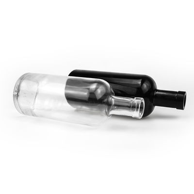 보드카와 위스키용 둥근 빈 유리 병 700ml 용량