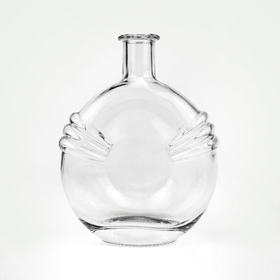 500ml 700ml 맑은 유리 병 브랜디를 위한 막대기 코크와 함께