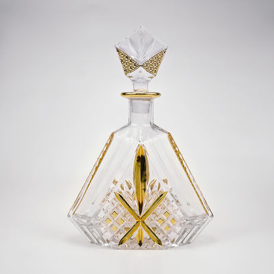 650ml/700ml/750ml 용량과 유리 코크로 된 유리 브래ಂದಿ 병