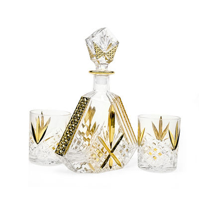 650ml/700ml/750ml 용량과 유리 코크로 된 유리 브래ಂದಿ 병