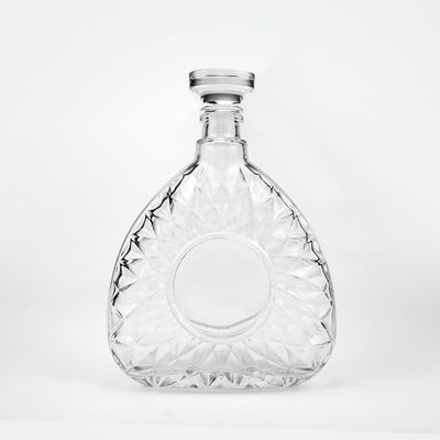 수용 가능한 고객 로고 750ml 75cl 맑은 유리 술 병