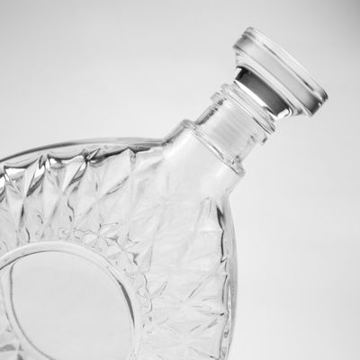 수용 가능한 고객 로고 750ml 75cl 맑은 유리 술 병