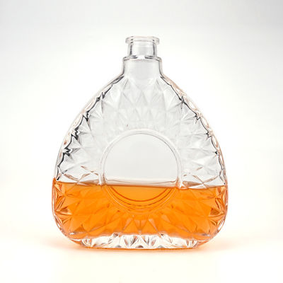 수용 가능한 고객 로고 750ml 75cl 맑은 유리 술 병