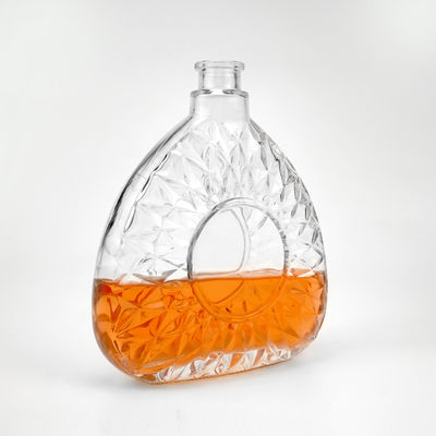 수용 가능한 고객 로고 750ml 75cl 맑은 유리 술 병