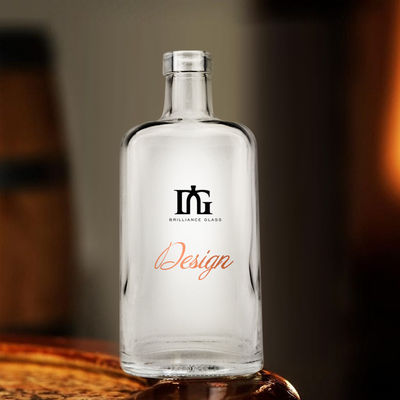 보드카와 테킬라 클래식 알코올 병을 위한 700ml 유리 병