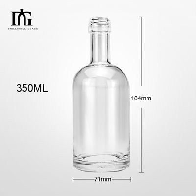 유리 알코올 병 스피릿 보드카 술 병 350ml 700ml 750ml 노르딕 투명