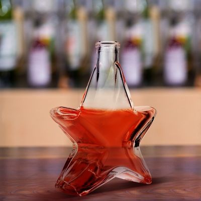좋은 200ml 유리 병 진 럼 브랜디 보드카 OEM / ODM 및 매트 표면 허용