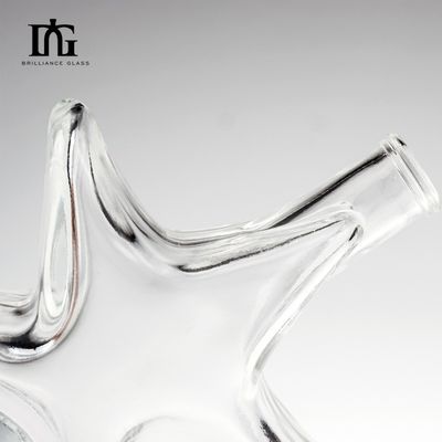 좋은 200ml 유리 병 진 럼 브랜디 보드카 OEM / ODM 및 매트 표면 허용