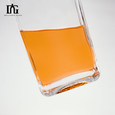 주문용 조각 된 유리 병 700ml 진 럼 빈 700ml 750ml 보드카 위스키 브랜디