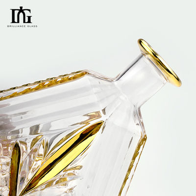 납 없는 와인 병 유리 650ml 블랙 맥주 병 코크 위스키 디칸터 세트