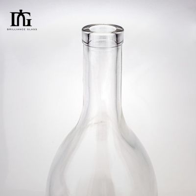 250ml/500ml/700ml/750ml 용량 둥근 유리 술 병 코크 밀폐 유형