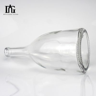 250ml/500ml/700ml/750ml 용량 둥근 유리 술 병 코크 밀폐 유형