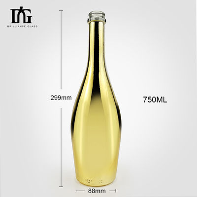 700ml 750ml 산업용 음료 전자 접착 유리 병 코크 사용자 정의