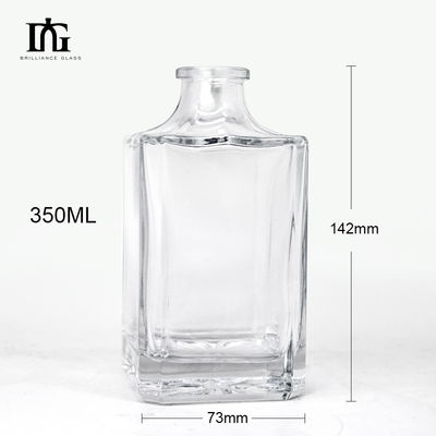 200ml 350ml 500ml 700ml 1000ml 장착된 테킬라 병을 위한 유리 음주 병