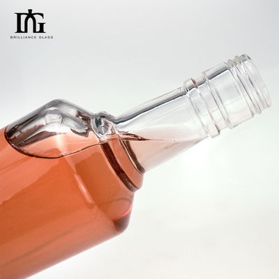 500ml 700ml 맑은 유리 술병 내부에 악어와 예외적이고 내구성
