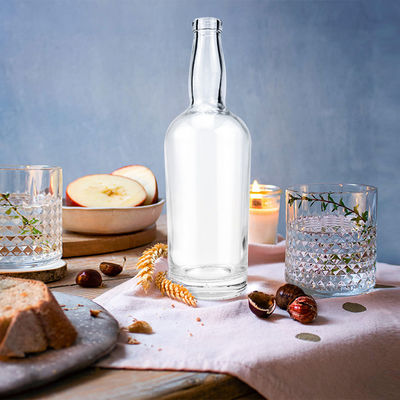 유리 목걸이 500ml 700ml 750ml 위스키 브랜디 빈 병 코크와 나사 뚜??