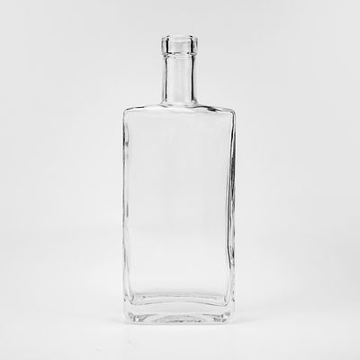 사용자 지정 로고 및 패키지용 우각 된 전자 접착 유리 병 700ml 750ml 보드카