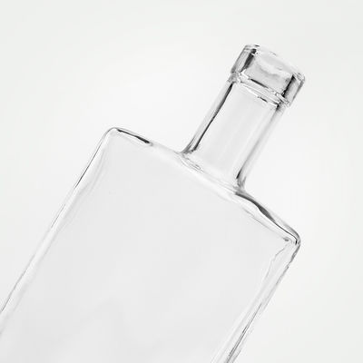 사용자 지정 로고 및 패키지용 우각 된 전자 접착 유리 병 700ml 750ml 보드카