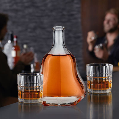 500ml/1000ml 기타 유리 위스키 브랜디 술과 음료용 유리 병