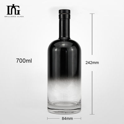 유리 목걸이 재료 500ml 700ml 750ml 와드카 음료 병 음료 및 음료